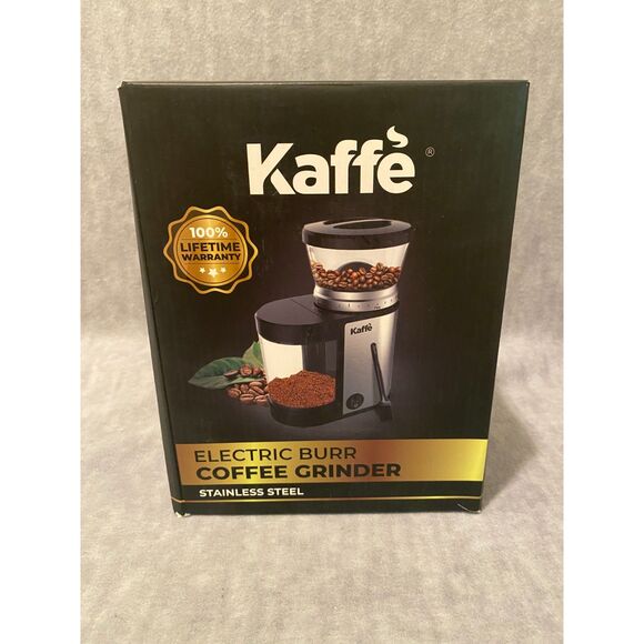 Kaffe Electric Burr Coffee Beans Grinder Stainless Steel Multiple Size S… - Picture 3 of 4